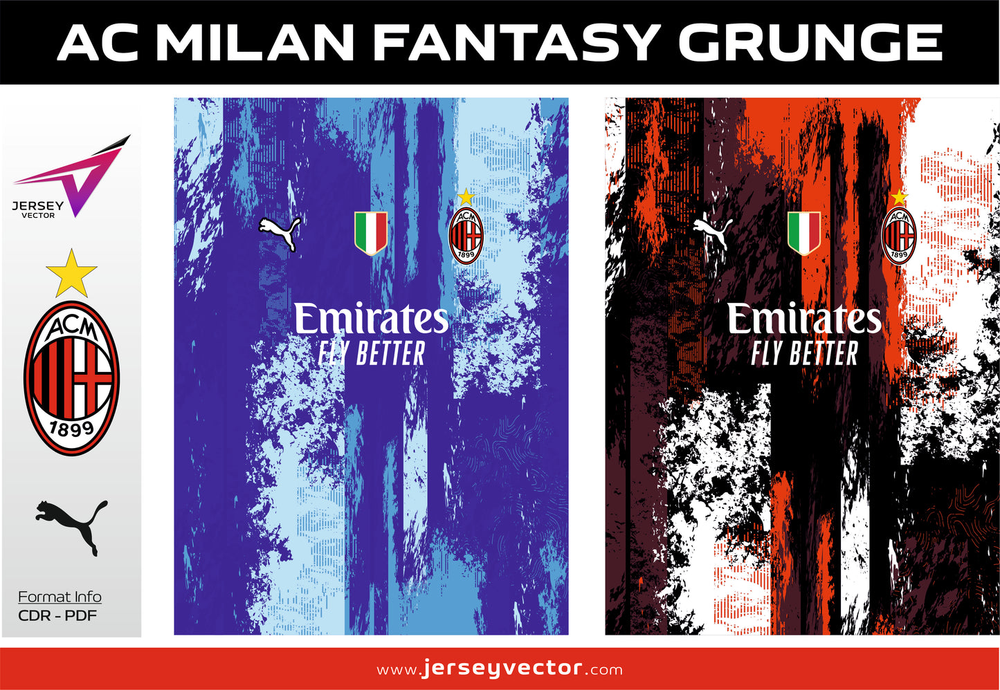 AC MILAN FANTASY GRUNGE