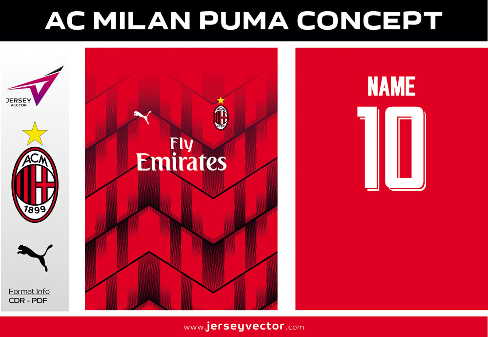 AC MILAN PUMA CONCEPT RED