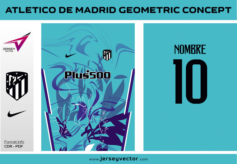 ATLETICO DE MADRID GEOMETRIC CONCEPT