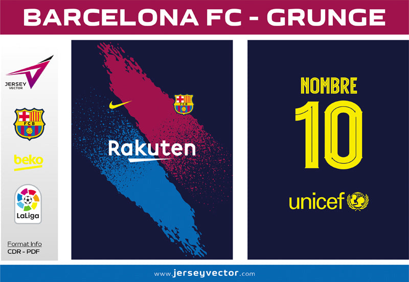 BARCELONA FC - GRUNGE