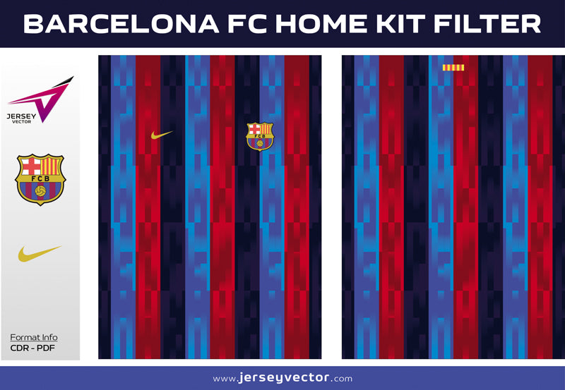 BARCELONA FC HOME KIT FILTER