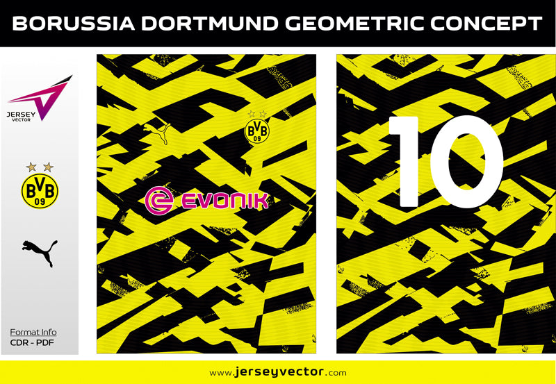 BORUSSIA DORTMUND GEOMETRIC CONCEPT