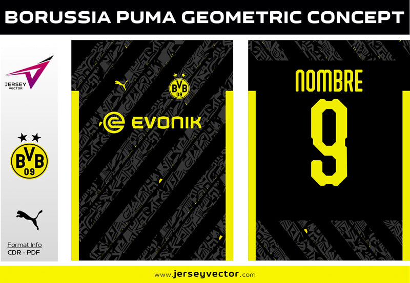 BORUSSIA PUMA GEOMETRIC CONCEPT