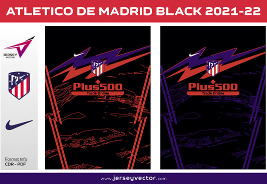 ATLETICO DE MADRID BLACK 2021-22