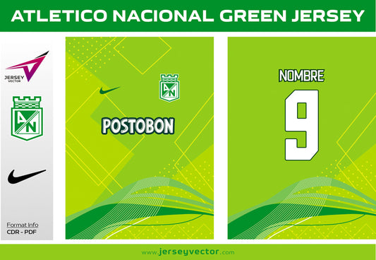 ATLETICO NACIONAL GREEN JERSEY