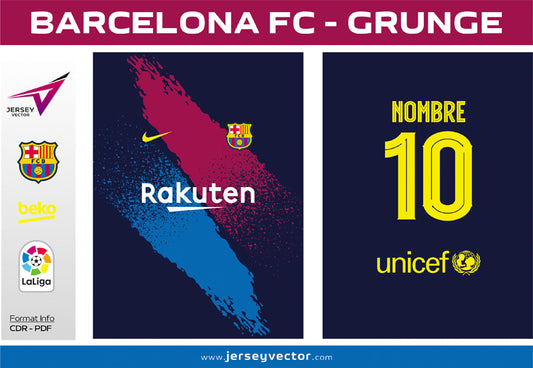 BARCELONA FC - GRUNGE