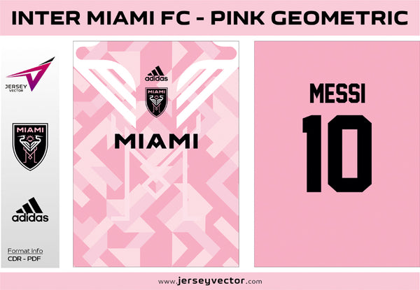 INTER MIAMI FC - PINK GEOMETRIC – Jersey Vector
