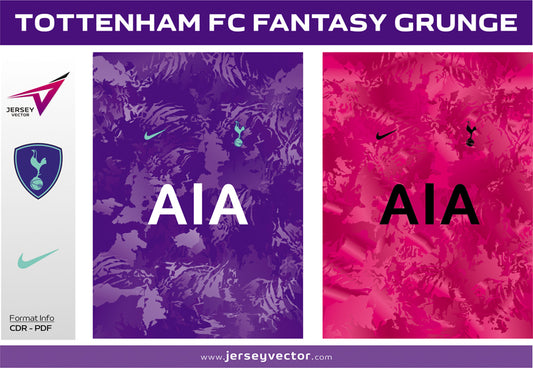 TOTTENHAM FC FANTASY GRUNGE