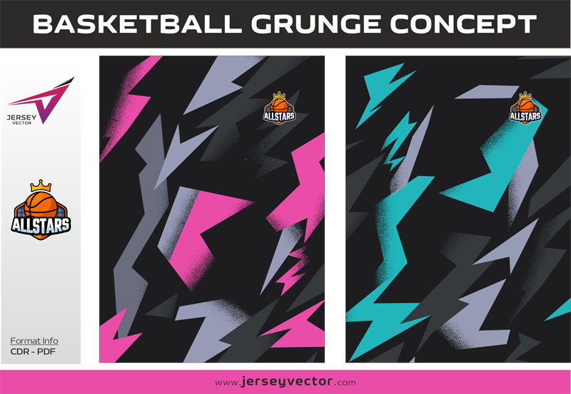 BASKETBALL GRUNGE CONCEPT